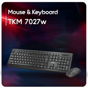 خرید کیبورد و ماوس تسکو مدل TKM 7027w