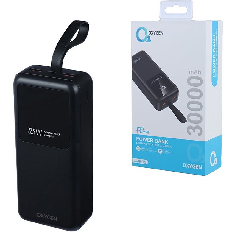 پاوربانک 30000 میلی آمپر اکسیژن OX120